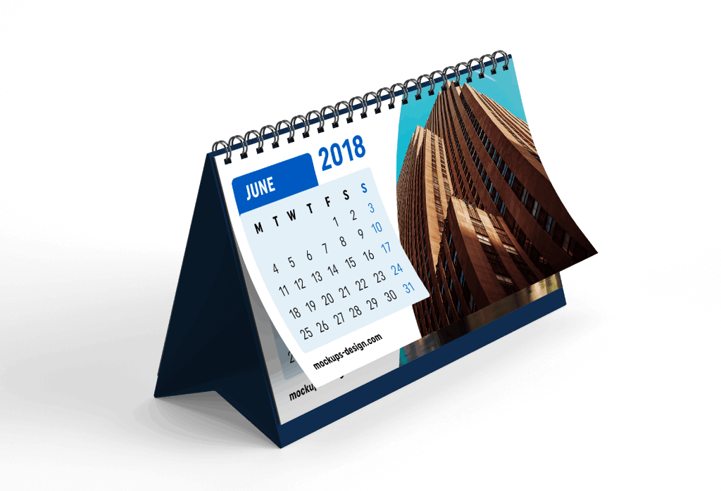 kalender meja landscape