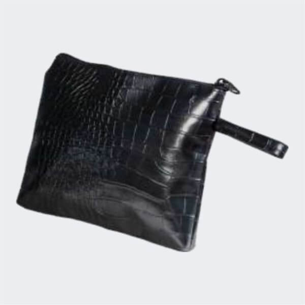 Souvenir Pouch Pipih Kapal Prada Botega Glitter Miniso Croco Serat Kayu Anyam Vinyl Kanvas - Image 18