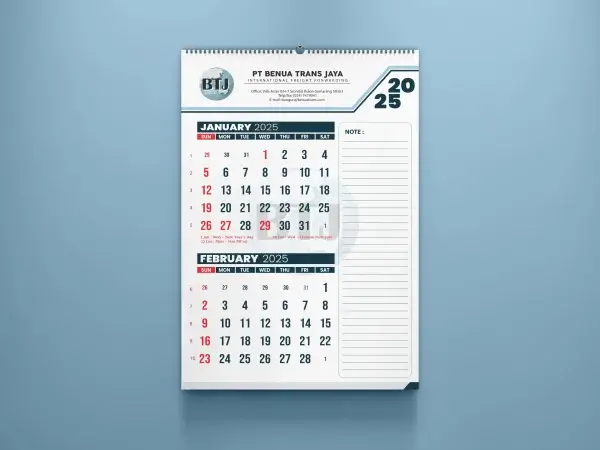 kalender tanpa minimal order, cetak kalender semarang, cetak kalender